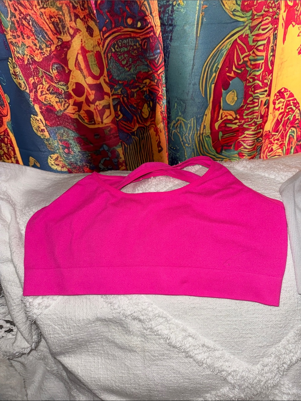 Hot Pink Sports Bra